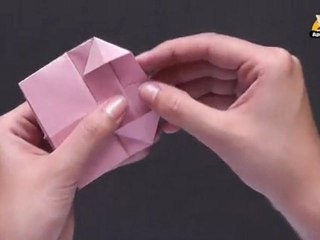 Origami in Marathi - Easy way to make a Standing Heart