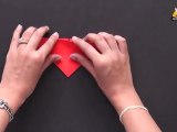 Origami in Marathi  - Learn to make Simple Winged Heart