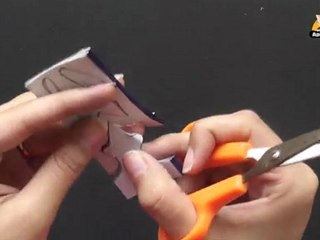 Make a Kirigami Chain of Boy and Girl Dolls in Hindi