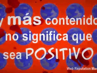 Manejo de reputación online - Web Reputation Management en Español