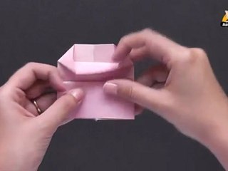 Learn to Make a Standing Heart - Origami in Hindi