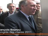 FRANÇOIS BAYROU AU CONGRES DES MAIRES 2011