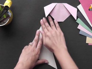 Make a Dog The Easy Way  - Origami in Hindi