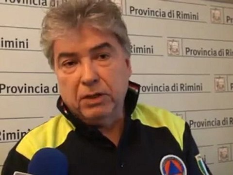 Neve, pioggia e frane continua il maltempo nella Provincia di Rimini