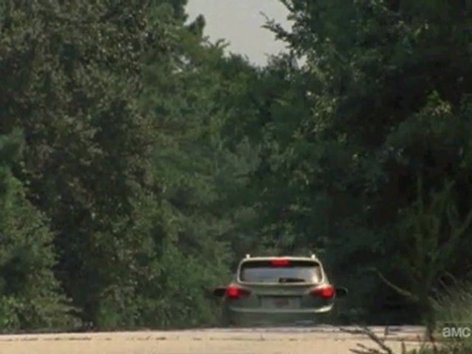 Shane y Andrea in the car - The walking dead