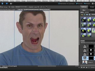 Transformation en vampire avec Photoshop Elements