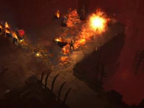 Diablo 3 BlizzCon 2010 Demon Hunter Molten Arrow Skill Trailer