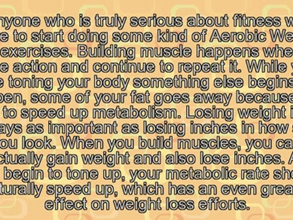 Aerobic Weight Loss