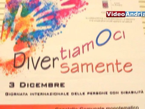 “Giornata internazionale delle persone con disabilità” ad Andria: il video della conferenza stampa