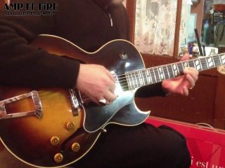 GIBSON ES-175 sur ampli portable UBIC - www.enkore.fr