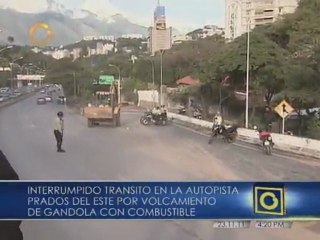 Reporte de Gerardo Blyde sobre volcamiento de gandola