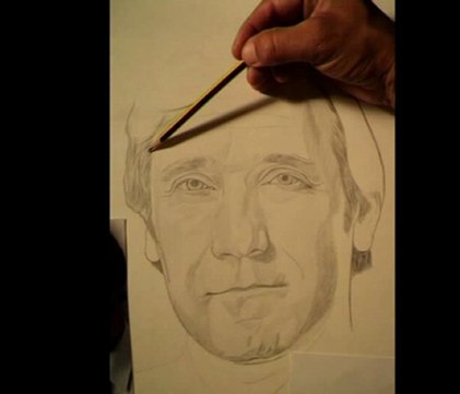 Passos Coelho retrato passo a passo. Aulas grátis desenhos e pinturas