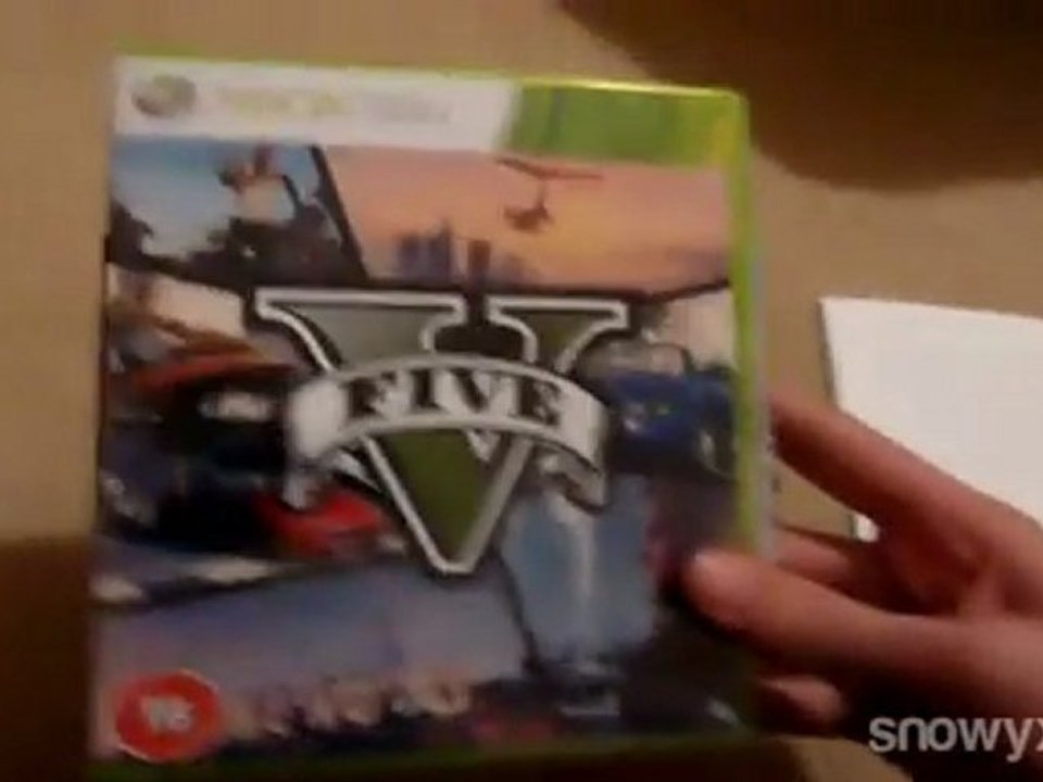 GTA V LEAKED GAME COPY UNBOXING NEVER SEEN BEFORE XBOX PS3