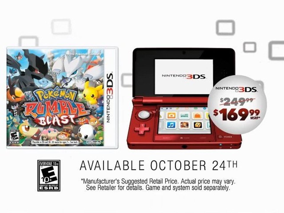 Pokemon Rumble Blast 3D TV Commercial