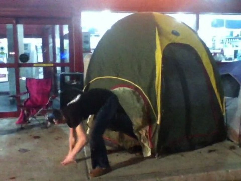 What Broke Folks Do - Camping Out For Retail Sales?