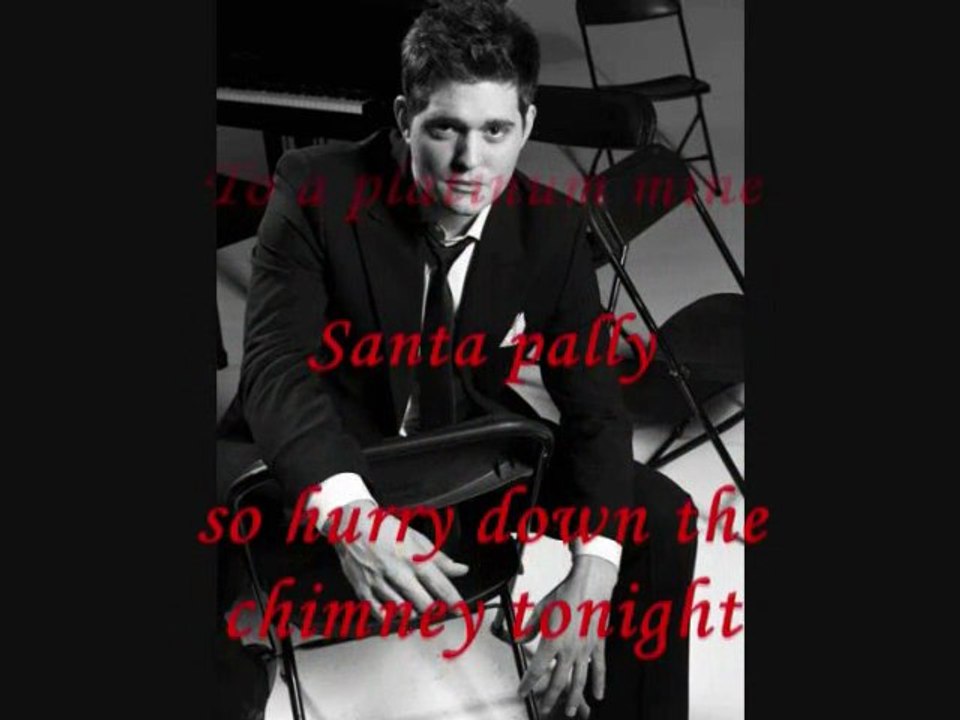 Michael Buble - Santa Baby (Lyrics on Screen)
