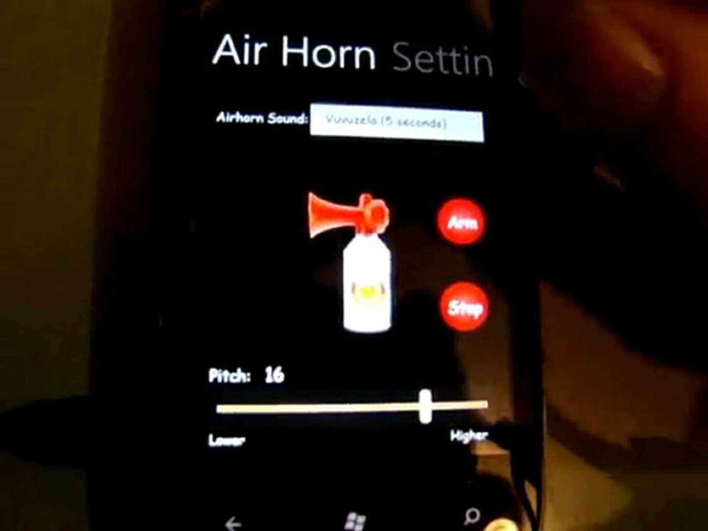 AIR Horn WP7