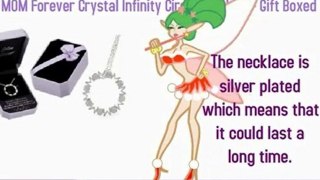 Best Christmas Gifts | MOM Forever Crystal Infinity Circle Necklace - Gift Boxed | Best of Christmas Gifts 2012