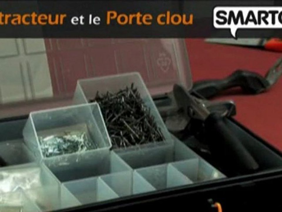 Arrache clous, agrafes et vis & porte clous malins pour bricoleur