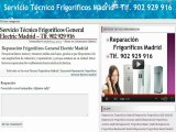 Reparación Frigoríficos General Electric Madrid - Tlf. 902 929 706