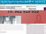 Reparación Frigoríficos Hoover Madrid - Tlf. 902 929 706