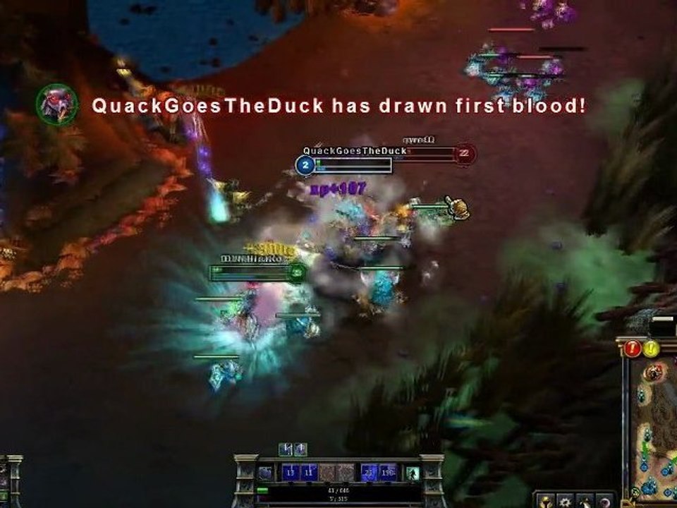 League of Legends - Fail d'un gank level 2