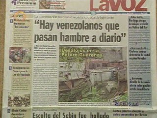 Titulares en Primera Página