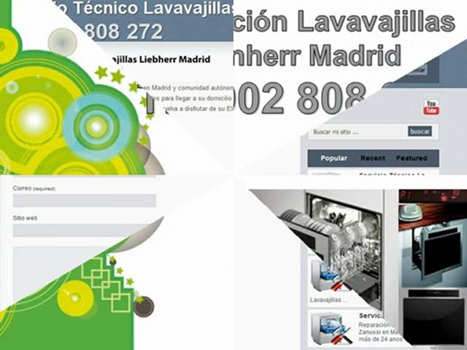 Reparación lavavajillas Liebherr Madrid - Tlf. 902 808 272