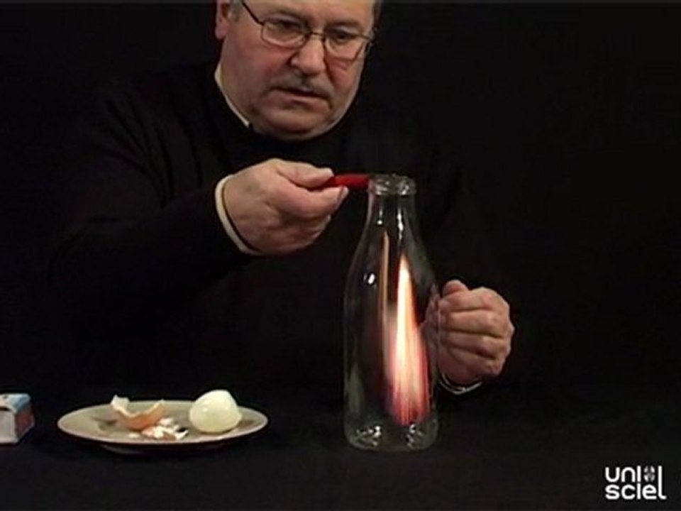 Faire entrer un œuf dans une bouteille