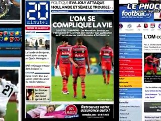 Quand la presse ironise sur l'OM...