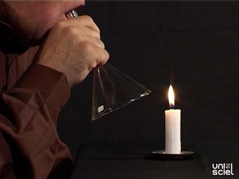 Un entonnoir soufflant pour aspirer