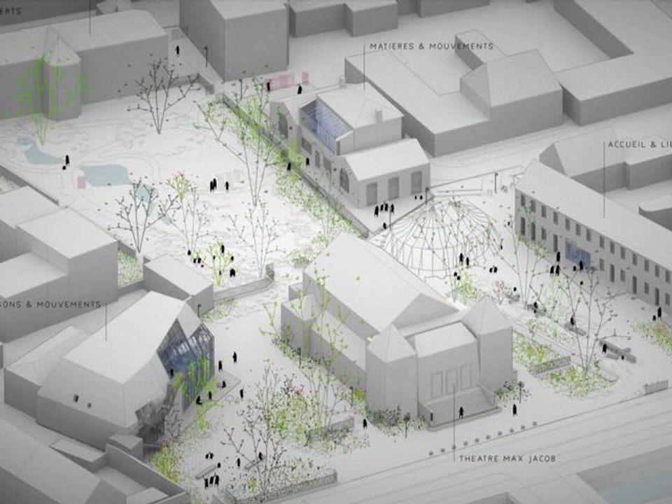 Le projet architectural du futur Pôle Max Jacob