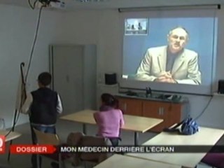 Télépsychiatrie - JT 20H France 2 - Dr Didier Robin - Dr Espinoza