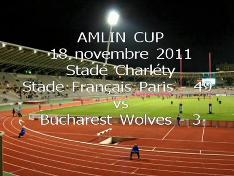 18 novembre 2011 J2-Amlin Cup Stade - Bucarest