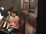 adeline et will - orgue de salindres - fête musique 2011