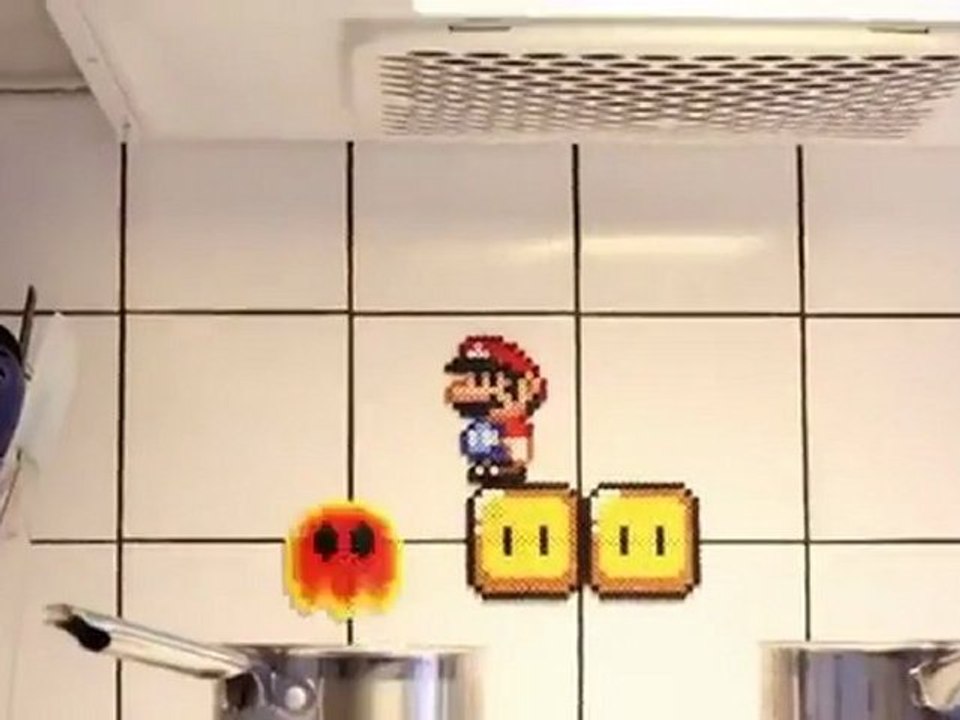 Mario enters the real world