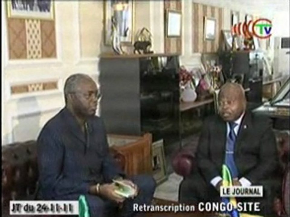 L’ambassadeur du Gabon reçu par le député maire de Brazzaville