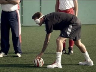David Beckham joins Team GB's visually impaired footballers