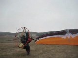 keşan da motorlu yamaç paraşütü eğitimi   24 kasım 2011