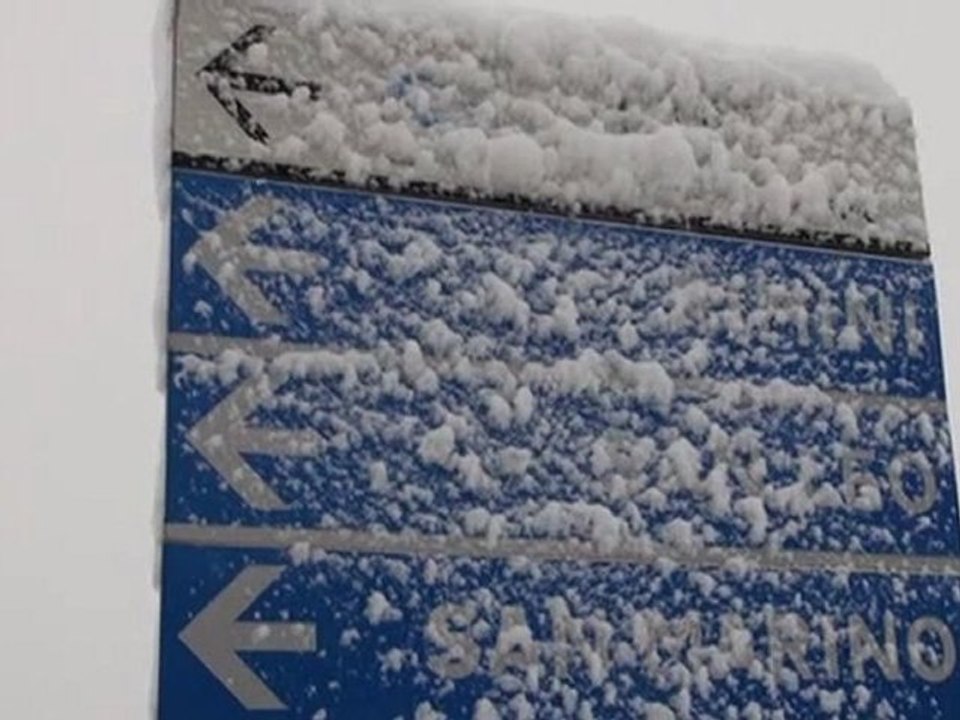 Maltempo, oltre 50 cm di neve in Alta Valmarecchia