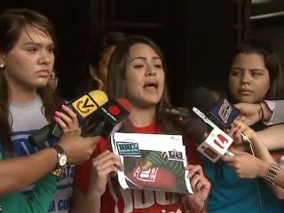 Estudiantes de la ucv protestan ante la Fiscalía