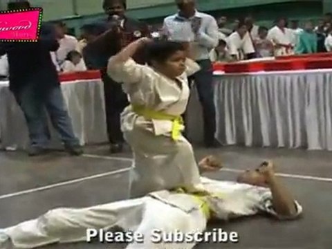 Martial Arts Performance By Small Kid @ Bruce Lee's 71st Birthday Celebration