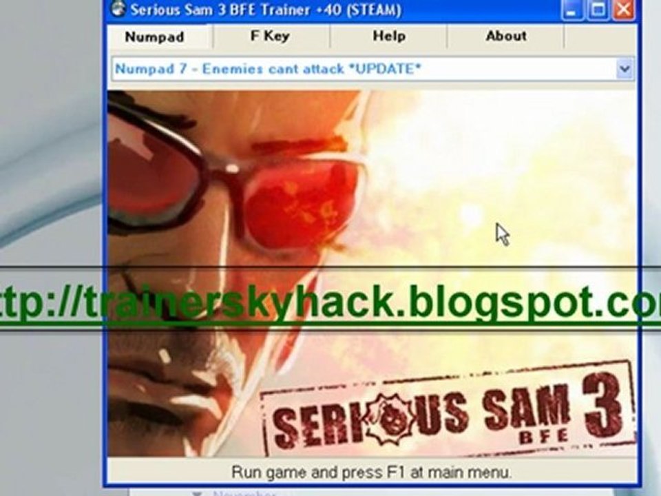 Serious Sam 3 BFE Trainer +40 (STEAM) [ Working Trainer ]