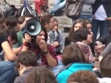 Manifestazione di studenti a Rimini contro riforma Gelmini