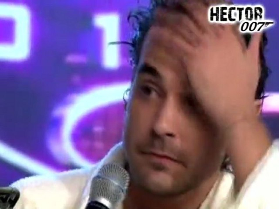 Pedro Peter Alfonso se perdió bajo la lluvia y discutió con Flavio Mendoza