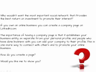 Benefits of LinkedIn Company Pages