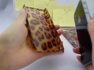 iPhone 4S Hard Case Cove with Leopard Skin Style
