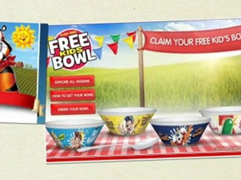 Free Cereal Bowl Kelloggs
