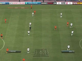 FIFA 12 Défi Allemagne vs Pays Bas 2-0 (45 min) égaliser ou gagner avec les Pays Bas