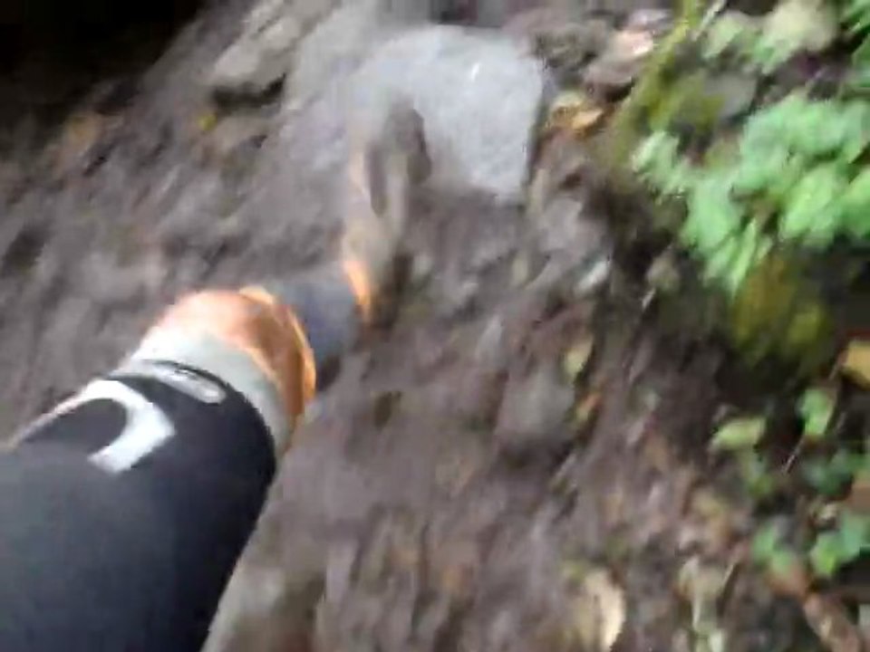 GRR2011 mes pieds dans la descente du bloc